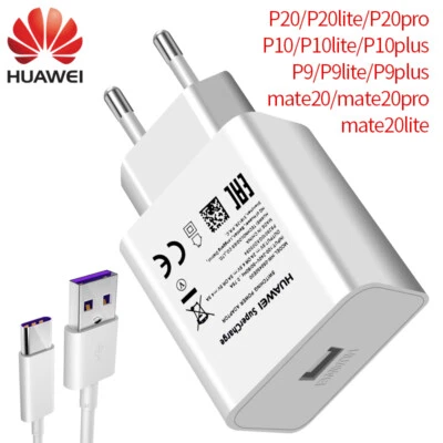 Original Huawei 5A SuperCharge Ladegerät USB Typ C Kabel P20Pro Honor 10 V10 V20 - Bild 1 von 4