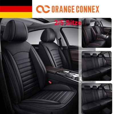 2/5x Für BMW 3er PU-Leder Auto Sitzbezüge Sitzbezug Schonbezüge - Bild 1 von 4