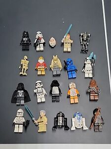 Lot of 20 Random Lego Star Wars Mini Figures Lot #8