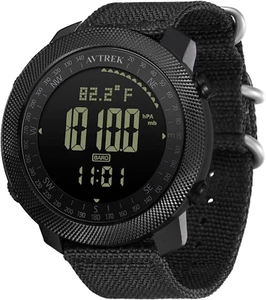 Mens Outdoor Sport Tactical Survival Watches Hiking Digital Wrist Watch - Picture 1 of 9