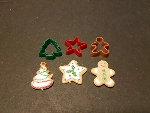 Juego de galletas de Navidad B para dioramas de muñeca a escala de juego/moda - Imagen 1 de 4