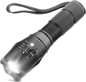 Super Bright Tactical Military LED Flashlight Flash Light 20000 Lumen 10000 LUX! - Picture 1 of 14