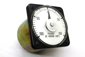 YOKOGAWA #ME 01-0156-00 - 100-0-100 DC GROUND AMPS METER - EXCELLENT CONDITION - Picture 1 of 4