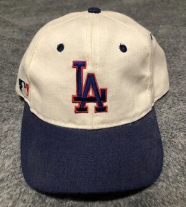 Vintage Los Angeles Dodgers MLB logo laterale specialità sportive cupola bianca snapback - Foto 1 di 8