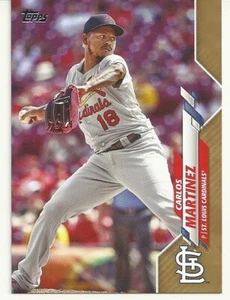  2020 TOPPS BASEBALL - CARLOS MARTINEZ - GOLD PARALLEL - #508 - CARD - 1814/2020 - Bild 1 von 1