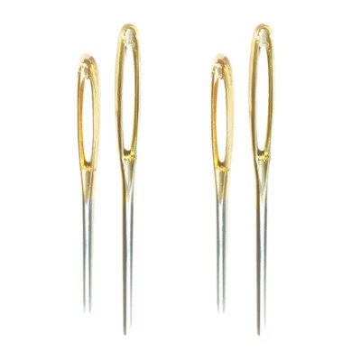 4x Woolen Yarn Hand Sewing   Darning Quilting Crochet Aids Needle - Image 1 of 4