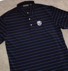 Polo de golf Swilcan Bridge para hombre X-grande rayas azules St Andrews The Old Course XL - Imagen 1 de 11