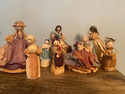 *lote* Muñeca de colección Nan’s 1986 cáscara de maíz coleccionables  Foto 1 de 4