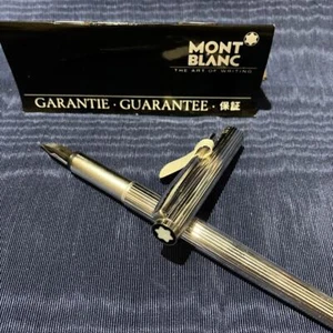New MONTBLANC Nobless Silver Fountain Pen UNUSED Rare a - Picture 1 of 5