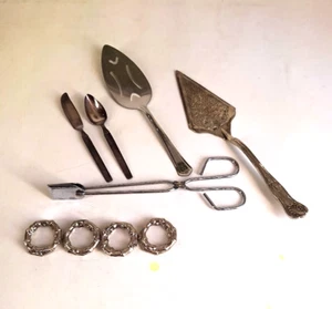 13 Pc Hostess Serving Utensils Flatware 2 Spatula Tong Butter Knife Spoon - Picture 1 of 17