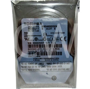 MK6465GSXN HDD2J11 Toshiba 640GB 5.4K RPM 3Gb/s 2.5" SATA LAPTOP HDD Hard Drive - Picture 1 of 2