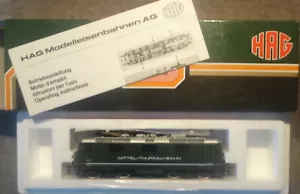 Locomotora eléctrica HAG 273 (pista H0) de SBB CFF FFS Re 4/4 + embalaje original sin usar - Imagen 1 de 4