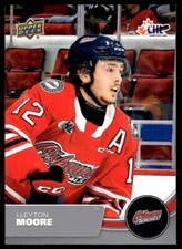 2021-22 Upper Deck CHL Lleyton Moore Oshawa Generals #104