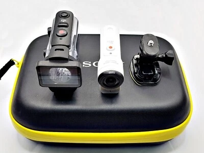 [Top Mint] Sony HDR-AS300 Camcorder - White (with Waterproof Case) - Image 1 of 4