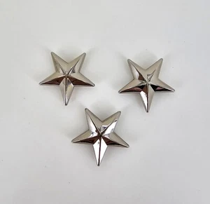3 Stück Western Concho Texas Star Concha Nieten zum Schrauben Pferde 26 mm Glanz - Bild 1 von 3