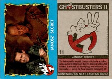 1989 Columbia Pictures GHOSTBUSTERS II Trading Card 11