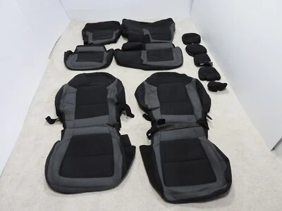 Fundas de asiento de tela de despegue de fábrica para Ford Bronco 2021 2022 tamaño completo BR2 Foto 1 de 4