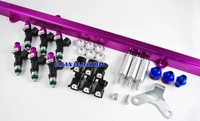 Nuevo Toyota Supra 2JZGT 2jz-gt Bosch ev14 850cc carril inyectores de combustible mk4 MKIV P Foto 1 de 4