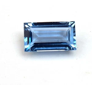 Natural Blue Topaz Gemstone 6.15 Ct Certified Loose Gemstone For Ring - Picture 1 of 5