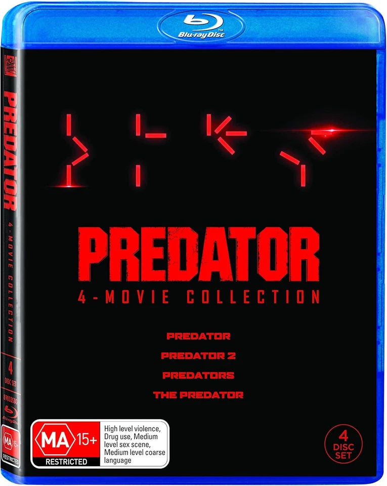 PREDATOR 1-4 (1987-2018) COMPLETE inc The Predator -  NEW Au RgB BLU-RAY Set - Image 1 of 1