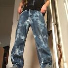 Levis 550 W36 L30 tie dye style boho grunge hippy levi jeans