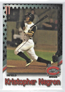 2010 Carolina Mudcats (Double-A Cincinnati Reds) Kristopher Negron