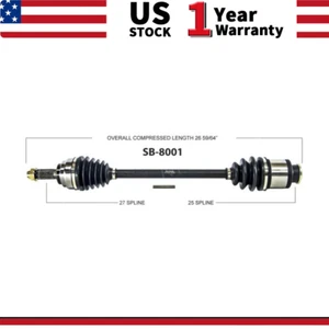 Front Left or Right CV Axle Shaft for Subaru Legacy Impreza Forester _TP - Picture 1 of 3