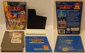 NES Console Game NINTENDO 8 BIT PAL A ITA Capcom GIG Chip'n Dale Rescue Rangers 