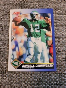 RANDALL CUNNINGHAM 1991 Score Football #12 Philadelphia Eagles Trading Cards - Picture 1 of 5