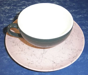 Blue Ridge PINKES Spinnennetz Geschirr - Tasse & Untertasse - Top Zustand - Bild 1 von 3