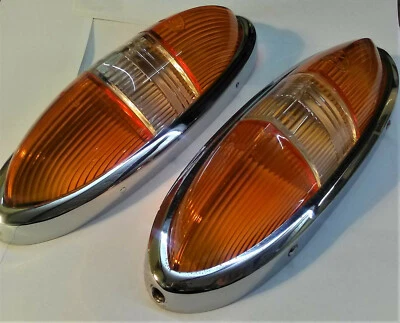 Barkas Wartburg 311 312 313 Schiffchen luces traseras tapas cromo SW10730 Foto 1 de 4