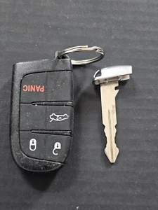 Chrysler 68155686 OEM 4 Button Smart Keyless Remote Key Fob FCC ID: M3M-40821302 - Picture 1 of 3