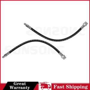 For Mercedes-Benz 190D 1984 1985 1986 1987 1988 1989 2x Front Sunsong Brake Hose - Picture 1 of 4