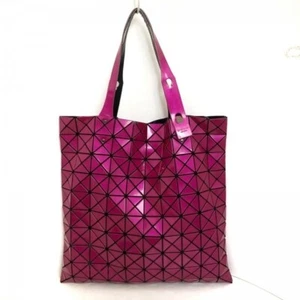 Issey Miyake BAOBAO Unisex PVC Tote Bag Metallic Pink 10×10 - Picture 1 of 7