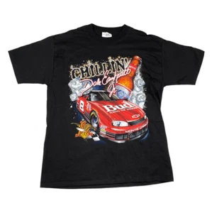 Vintage 1999 Dale Earnhardt Jr Budweiser NASCAR T-Shirt - Picture 1 of 2