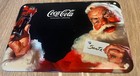1990er Original Coca Cola Blechschild, Weihnachtsmann Werbung , 11cm *15cm Germ