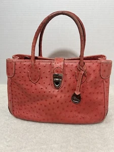 DOONEY AND BOURKE pink raised polka dot Women’s handbag - Picture 1 of 9