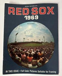 1969 Boston Red Sox Baseball Year Book Revised Yastrzemski/Conigliaro/Fisk MT⚾️ - Bild 1 von 2