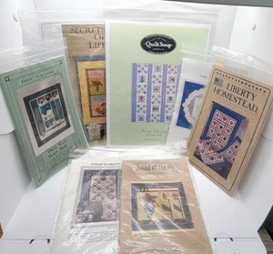 7pc Mixed New Lot Quilting Patterns Liberty Homestead Modern and Vintage - Picture 1 of 8