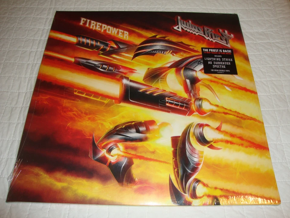 Judas Priest Firepower 180gram double vinyl gatefold LP (NEW) - Image 1 of 4