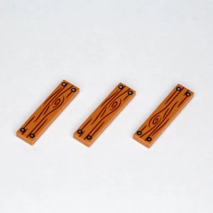 3x LEGO® Flujos 1x4 Tablero de Madera Granta Clavos (14769pb196) (Turrón Medio) NUEVO - Imagen 1 de 1