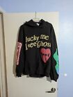 Kid Cudi Kanye West “Lucky Me I See Ghosts” Camp Flog Gnaw Gray Hoodie Size XXL