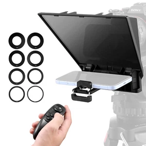 8'' Portable Teleprompter Remote for Webcam Smartphone Live Streaming - Picture 1 of 12