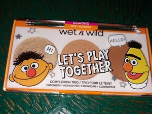 Wet n Wild SESAME STREET Let's Play Together Highlighter and Bronzer Trio - Picture 1 of 2