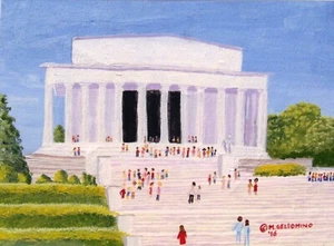 Treppe zur Freiheit, von Marie Gelsomino, Acryl, 16"x20", gerahmt - Bild 1 von 1