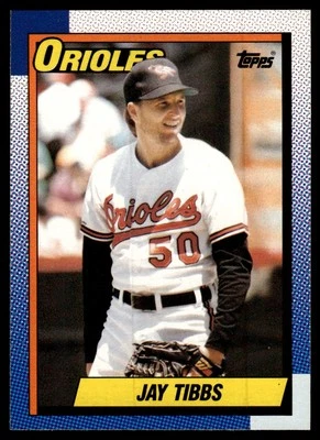 1990 O-Pee-Chee Jay Tibbs Baltimore Orioles #677 - Image 1 of 2