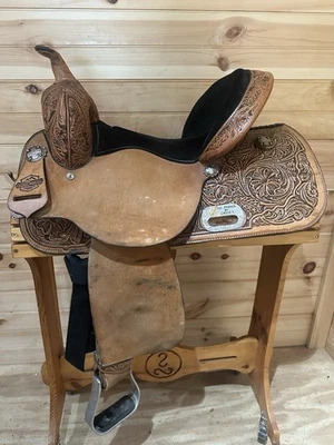 14” Circle Y The Proven Mansfield Western Barrel Saddle Model 6221 (2021 Year) - Image 1 of 4
