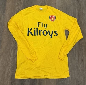 Fly Kilroys Bar n' Grill Soccer Jersey T-Shirt Mens Medium Indiana University - Picture 1 of 4