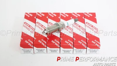 Toyota FJ Cruiser 4Runner  10-13 Spark Plug Set of 6 Genuine 90919-01191 - Image 1 of 4
