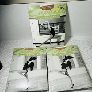 Set 3x Capezio Ultra Soft Hold Stretch XXL 1815 N14 Fußstrumpfhose Tights - Bild 1 von 5